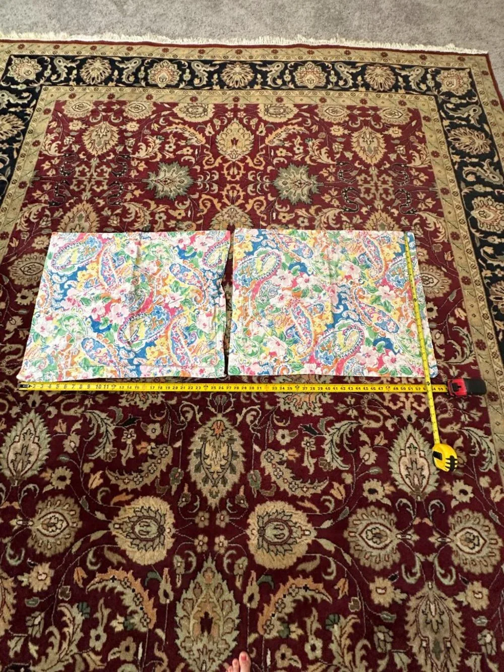Vtg Y2k Ralph Lauren Springdale Full Duvet Cover Skirt Pillow Cases Set